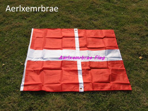 4号涤纶丹麦国旗90x150厘米春亚纺世界各国国旗 Denmark Flag