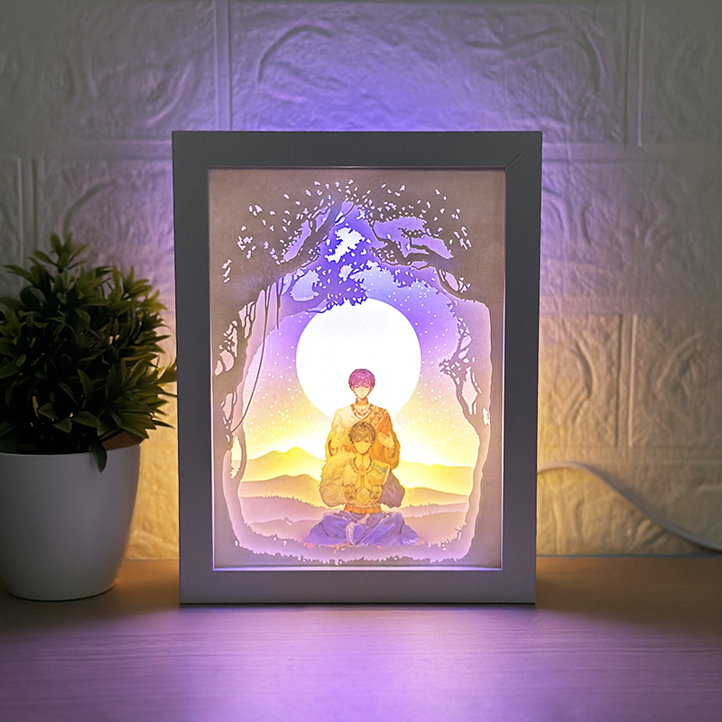 盗墓笔记周边纸雕灯张起灵吴邪雪山归客藏海花智能台夜灯生日礼物