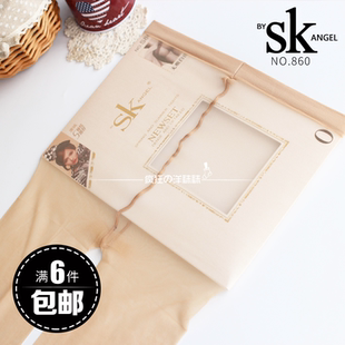 满6件包邮sk丝袜0D一线档超薄T裆连裤袜无痕透明性感隐形袜子S860