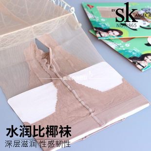 sk8865比椰袜比基尼全裸肤色连裤袜超薄无痕透明肉色光腿神器丝袜