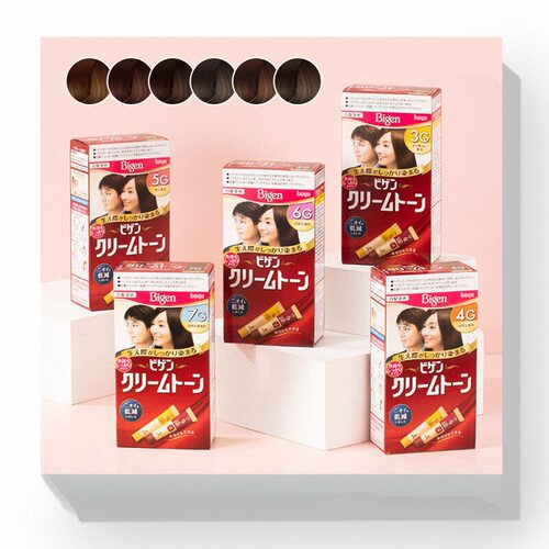 日本hoyu美源改变发色头发膏