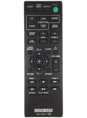适用于索尼AV功放遥控器RM-AMU171 CMT-BT60 CMT-BT60B CMT-BT80W