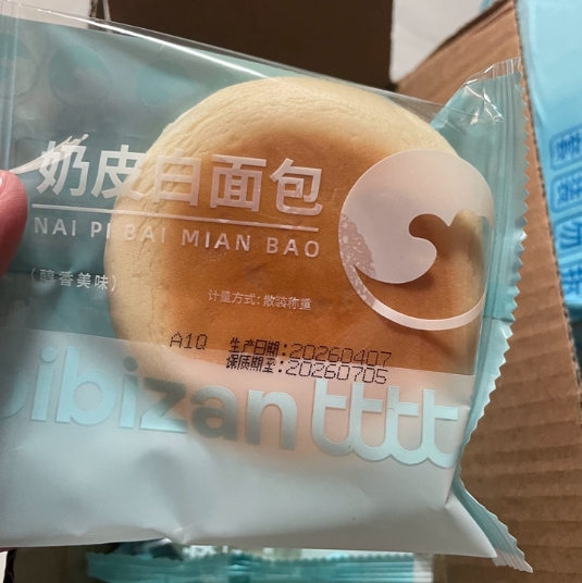 比比赞奶皮白面包整箱营养早餐