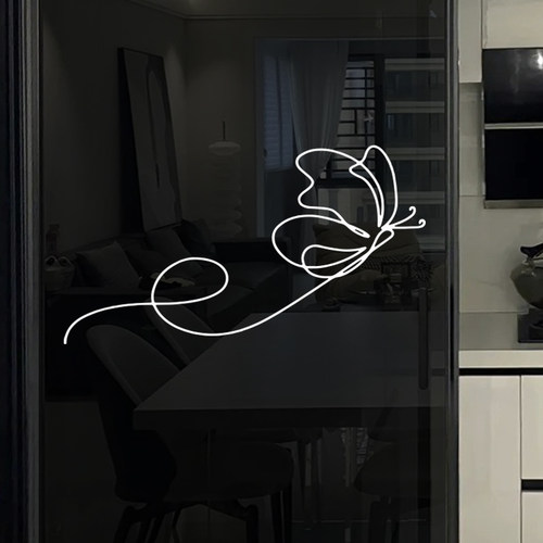 许北生ins蝴蝶简笔画腰线贴