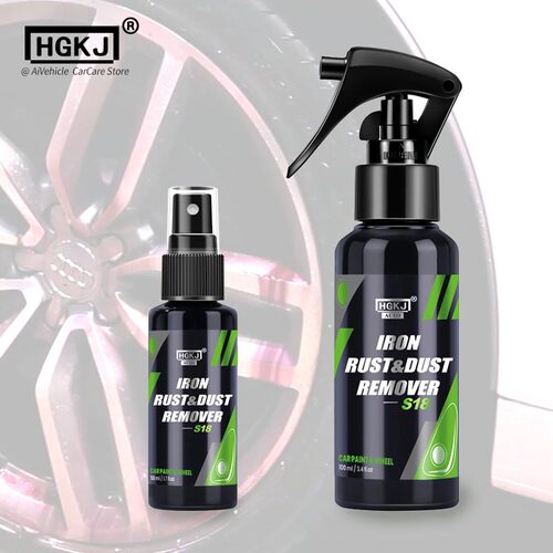 HGKJ-AUTO-S18 IRON RUST & DUST REMOVER汽车漆面轮毂铁粉去除剂