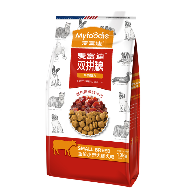 成犬10kg牛肉柯基通用型双拼粮