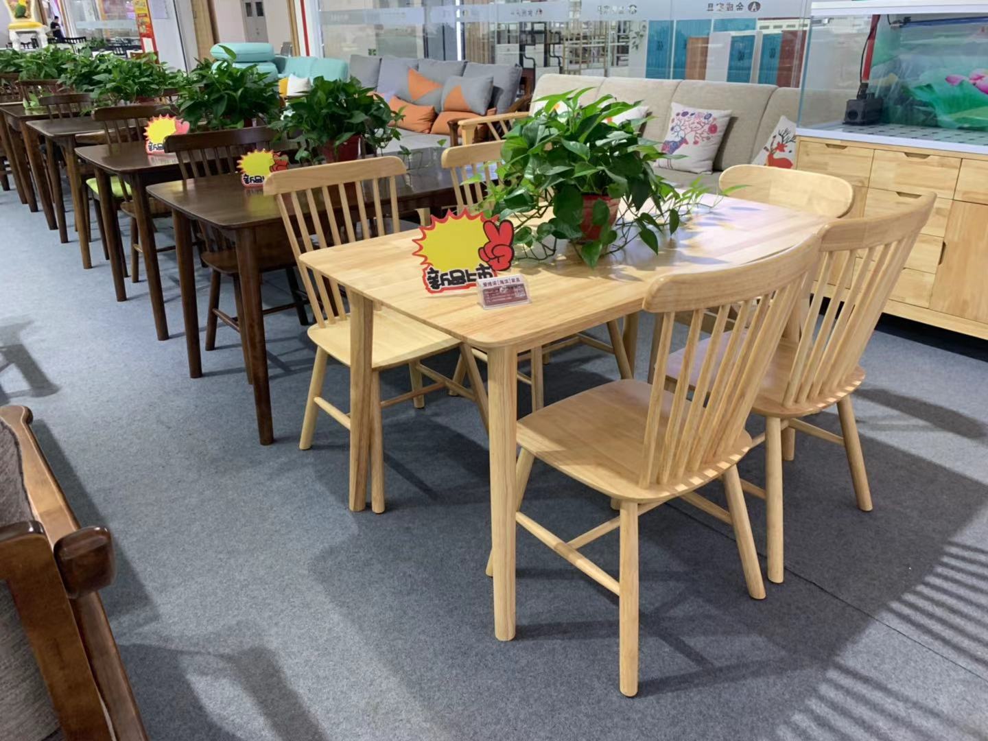 特价北欧风手工打磨进口橡木餐台