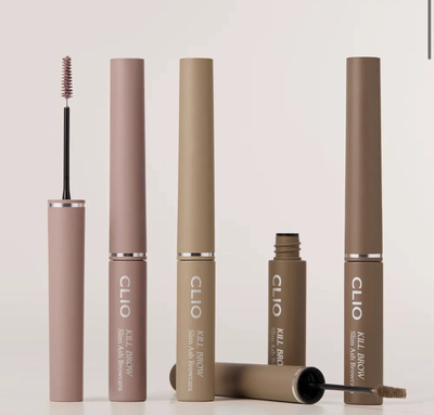 韩国Clio珂莱欧染眉膏新款极细自然浅粉棕色定型持久自然野生眉