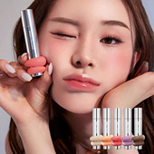 韩国Heart percent水光镜面唇釉裸色光泽保湿 唇线笔套盒嘟嘟唇