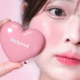 韩国Lilybyred爱心腮红膏02单色04膨胀色水光自然蜜瓜粉紫腮红粉