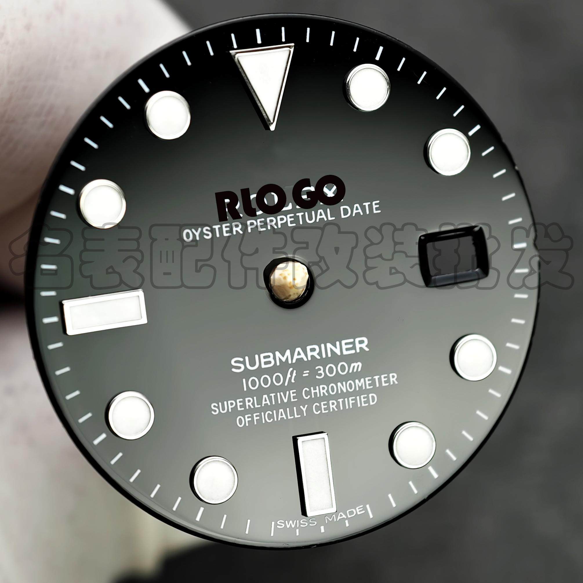 ETA适配黑水鬼16610手表表盘配件