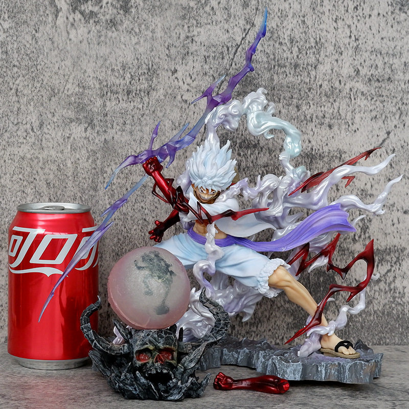 海贼橡胶果实觉醒紧握雷电五档尼卡闪电路飞太阳神模型摆件手办