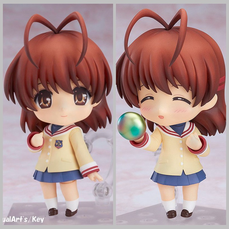 CLANNAD Q版粘土人869# 古河渚 小渚 关节可动人偶 换脸 盒装手办