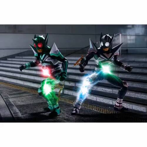 预订  万代 真骨雕 SHF 假面骑士甲斗 拳蝗踢蝗 地狱兄弟 20周年