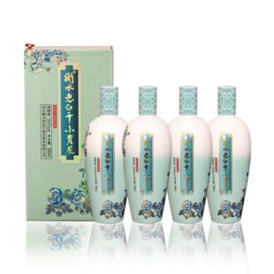 正宗衡水老白干新品纯粮酒小青花39.8度整箱4瓶正品500ml批发送礼