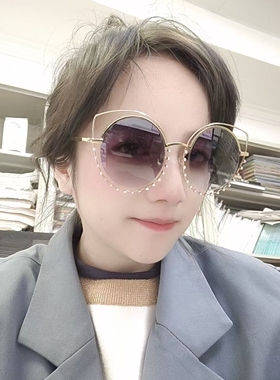 商场大脸爆款2024个性镜开车女生专用出行旅游拍照太阳镜墨镜Z789