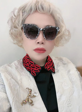 偏光镜艾尼雅厚重板材框金属腿