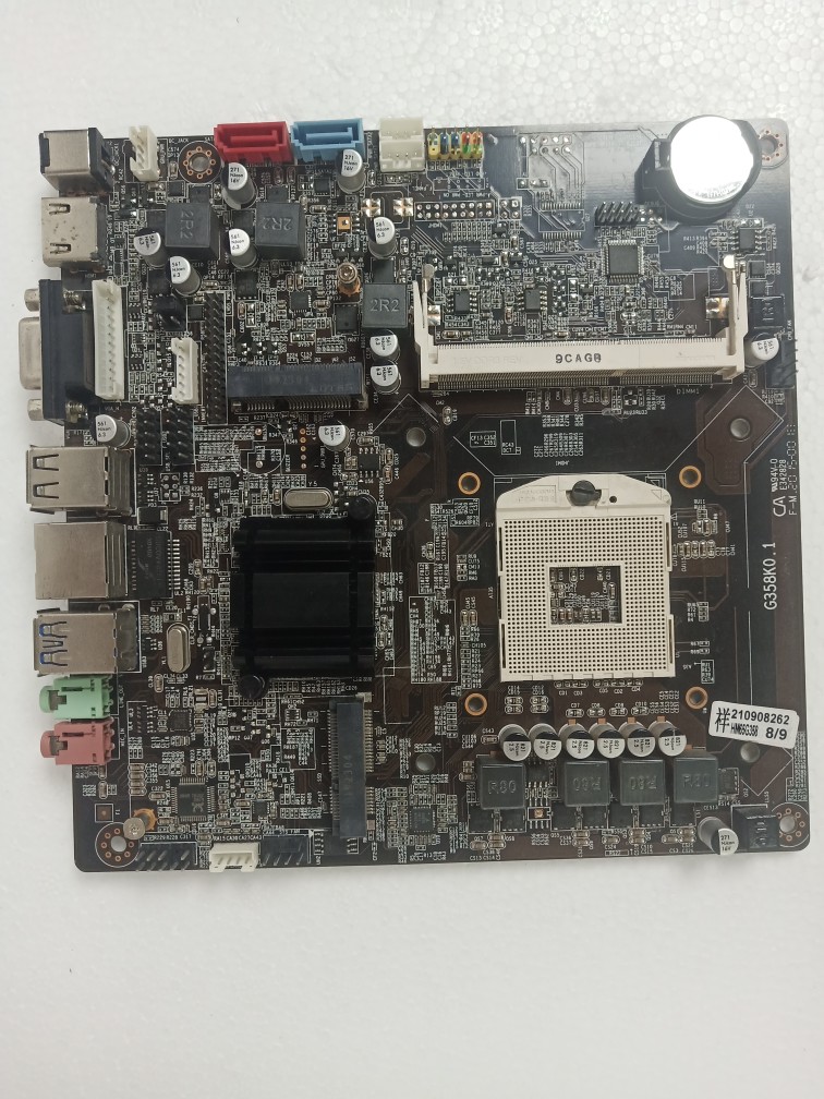 杰微 HM65 HM55 D3 i3 i5 cpu 长城冠捷超薄一体机迷你主板
