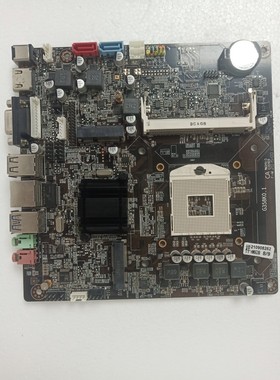 杰微 HM65 HM55 D3 i3 i5 cpu 长城冠捷超薄一体机迷你主板