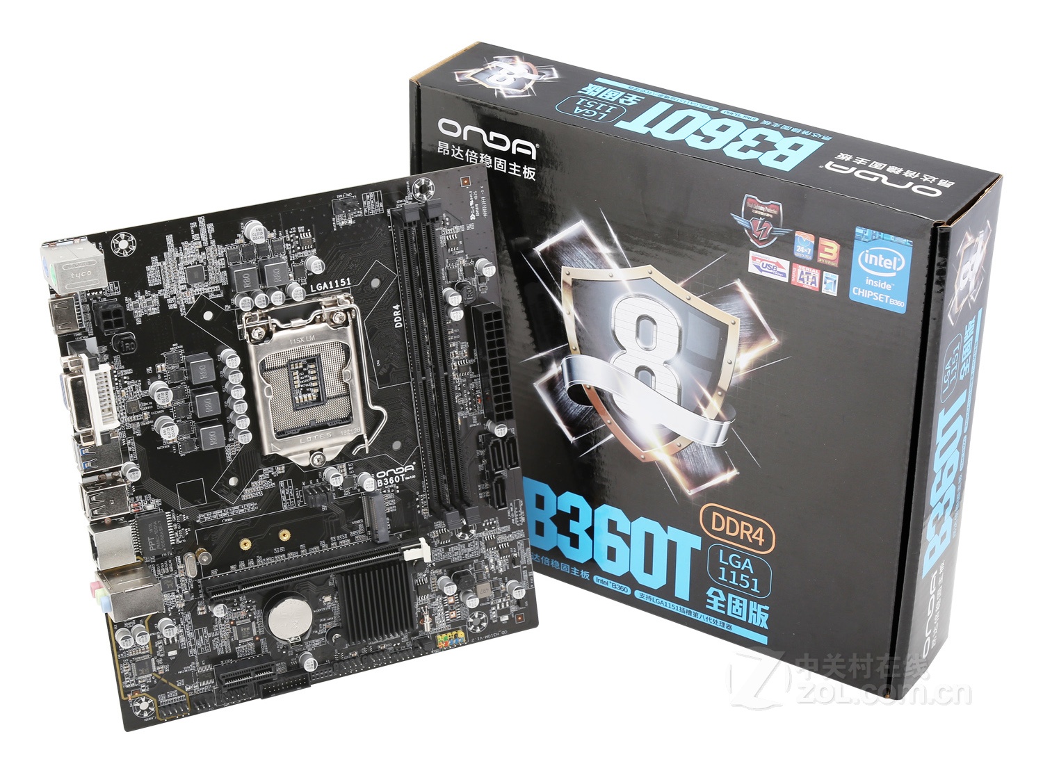 昂达H310主板DDR36789代CPU