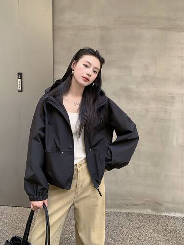 实拍正品轩轩魅丽依族27-818大码女装韩版时尚连帽百搭显瘦外套女