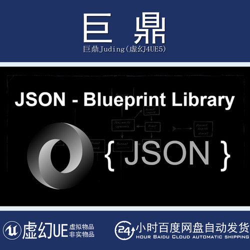 虚幻UE5.5-5.7 JSON - Blueprint Library管理交换数据蓝图库插件