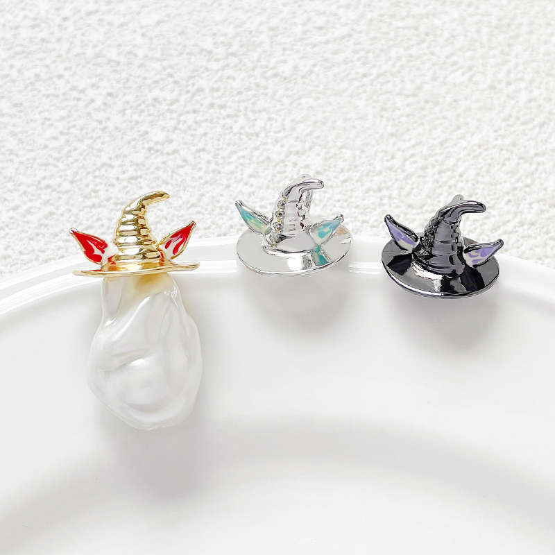 阿飘兔耳朵帽子铜镀真金饰品配件