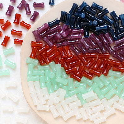 直孔竹节直孔散珠琉璃饰品配件