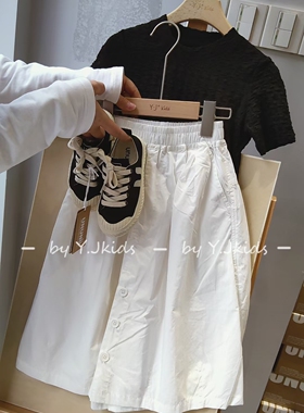 拉酷儿LAKUER品牌童装实体店断码捡漏中长宽松半裙裤裙LRX6700