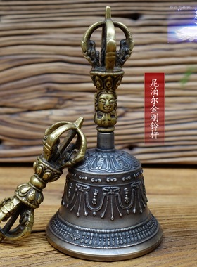 尼泊尔精品手工五股五钴法铃