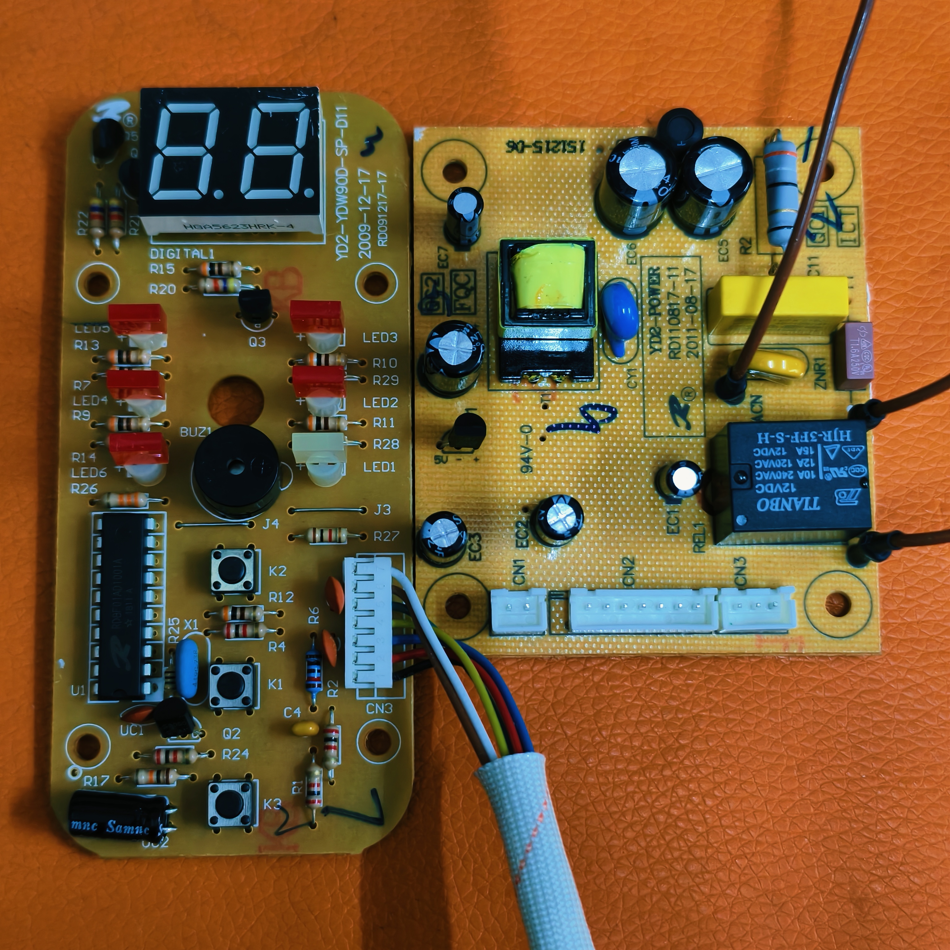 怡达电压力锅配件YD2-YDW90D电源板控制板显示板灯板