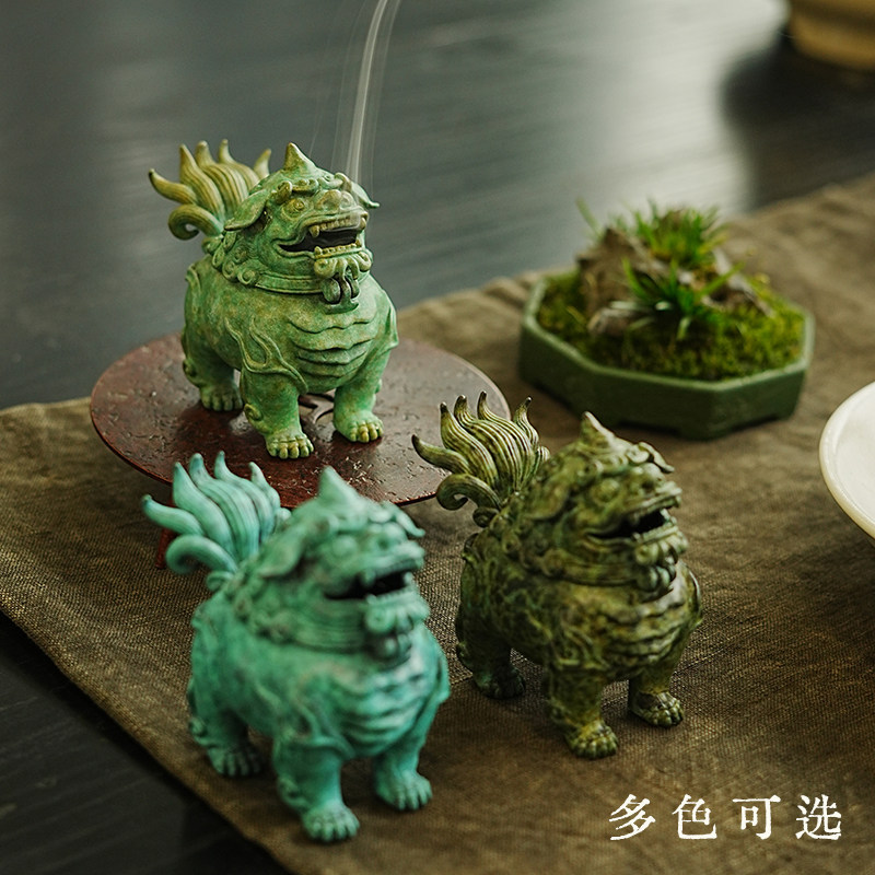 铜貔貅香炉神兽天禄家用室内熏香器塔香盘香家居客厅茶室中式礼物