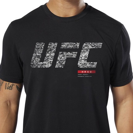 UFC轻量级小鹰夜魔 纯棉运动服MMA格斗男士拳击训练健身短袖T恤