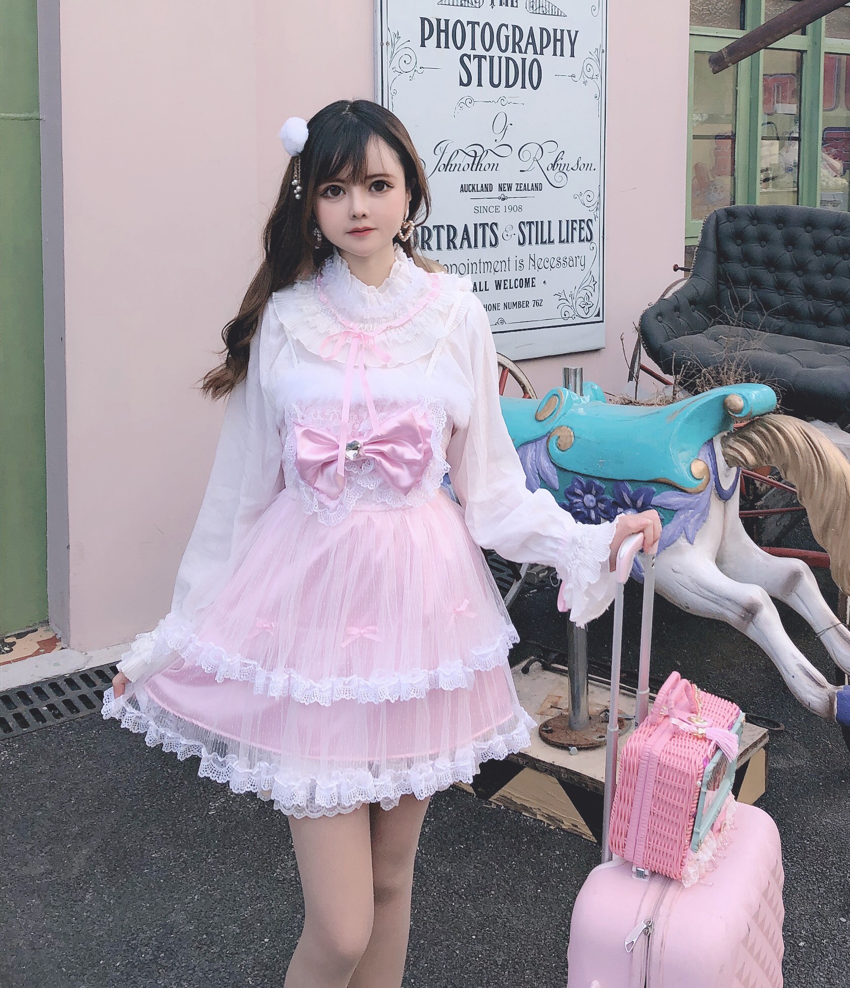 可爱少女心软妹仙气洛丽塔lolita连衣裙显瘦减龄甜美