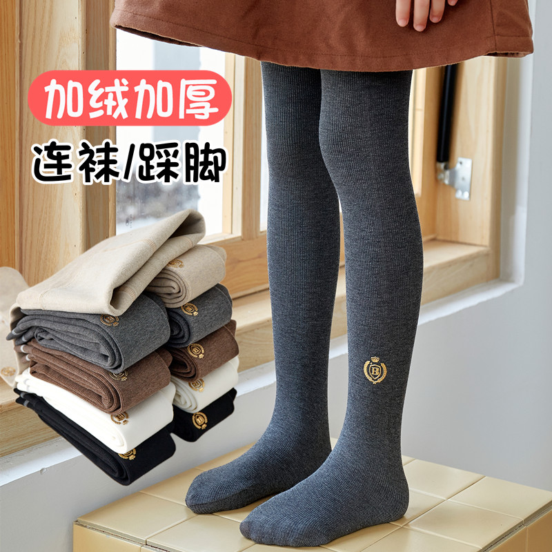儿童冬季抗寒保暖加厚加绒连裤袜