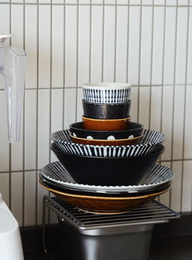 日本进口TheLight Porcelain超轻量陶瓷窑变高级餐具套装杯子盘子