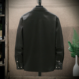 大码印花风衬衫男夏秋新款青年长袖衬衫QT5030/2115p50，男装衬衫，电商A012