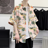 夏新款男大码打底衫宽松短袖T恤百搭印花体恤/7102p35，男装T恤，电商A012