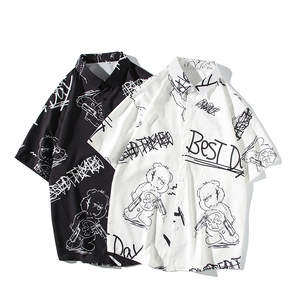 新款男大码打底衫宽松短袖T恤百搭印花体恤/7110p35，男装T恤，电商A012