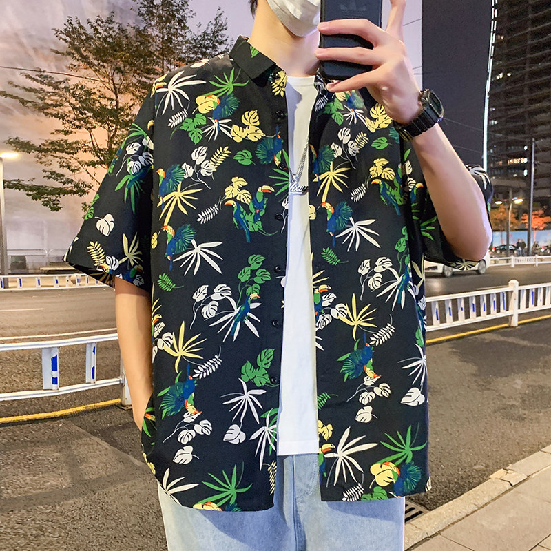夏新款男大码短袖打底衫宽松T恤百搭印花体恤/7107p35,男装T恤,电商A012
