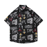 夏新款男大码打底衫宽松短袖T恤百搭印花体恤/7101p27，男装T恤，电商A012