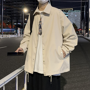 精品秋装加厚保暖夹克外套男休闲工装上衣宽松大码潮P60加厚p65图片