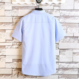 春季新款短袖衬衫休闲青年衬衣QT5030/7017p45，男装T恤，电商A012