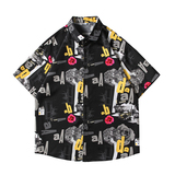 夏新款男大码打底衫宽松短袖T恤百搭印花体恤/7101p27，男装T恤，电商A012