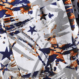 夏季男大码打底衫宽松短袖T恤百搭印花体恤/D7096p30，男装T恤，电商A012