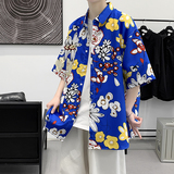 夏新款男大码打底衫宽松短袖T恤百搭印花体恤/7106p35，男装T恤，电商A012