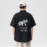 夏新款男大码打底衫宽松短袖T恤百搭印花体恤/D7085p27，男装T恤，电商A012