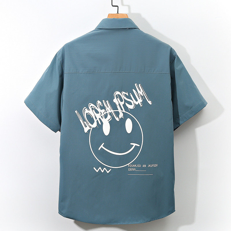 夏季男大码打底衫宽松短袖T恤百搭印花体恤/D7085p27，男装T恤，电商A012