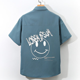 夏季男大码打底衫宽松短袖T恤百搭印花体恤/D7085p27，男装T恤，电商A012