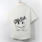 夏季男大码打底衫宽松短袖T恤百搭印花体恤/D7085p27，男装T恤，电商A012